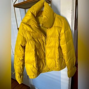 Yellow Puffer Coat